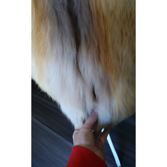 Vintage Tillis Fox Fur luxury coat Private Label size S zip Old money Regal chic - Picture 7 of 11